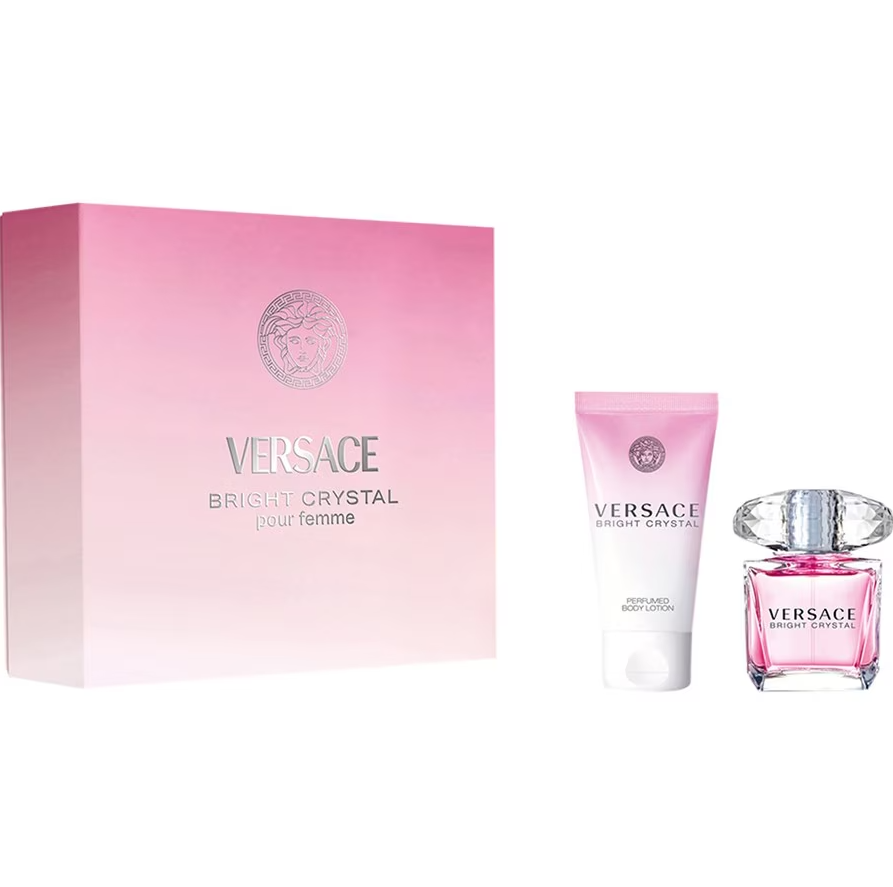 Versace Bright Crystal Giftset Eau de Toilette Spray 30 ml + Body Lotion 50 ml