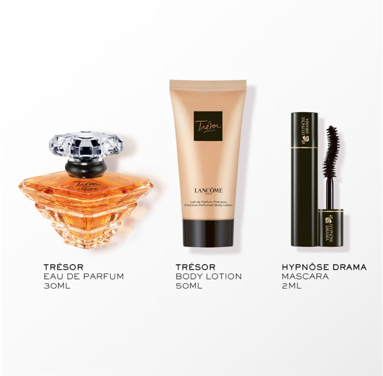 Lancôme Safe Giftset Eau de Parfum Spray 30 ml + Body Lotion 50 ml + Hypnôse Drama Mini Mascara
