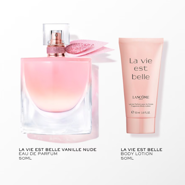 Lancôme La Vie Est Belle Vanilla Nude Giftset Edp Spray 50 ml + Body Lotion 50 ml
