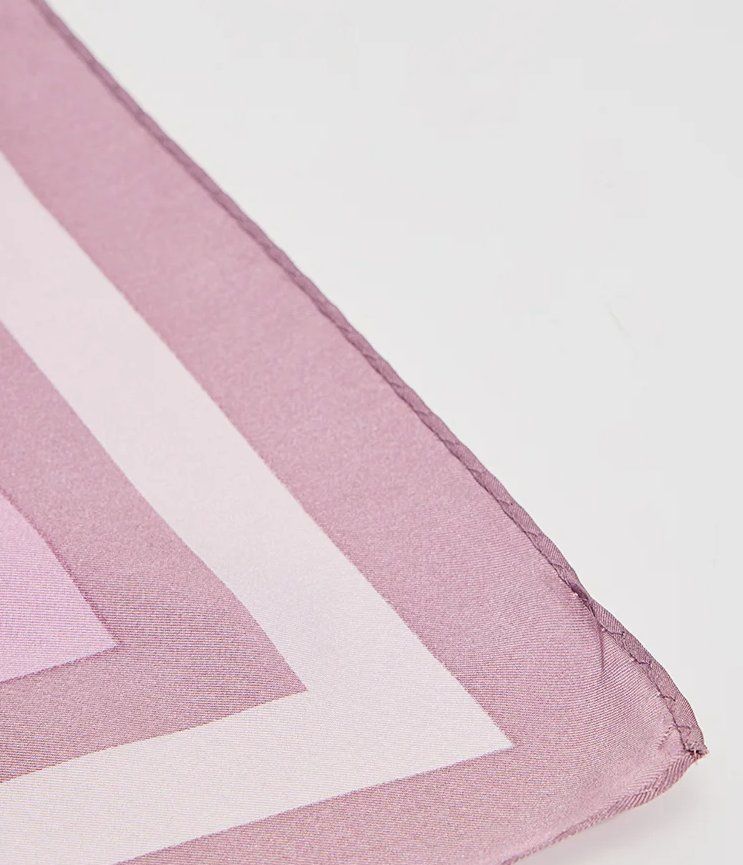 Coach Purple Scarf 100% Silk